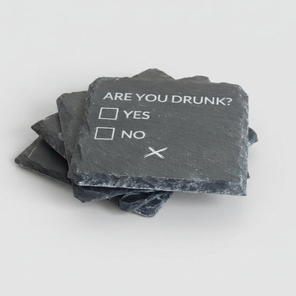 are you drunk funny coaster
