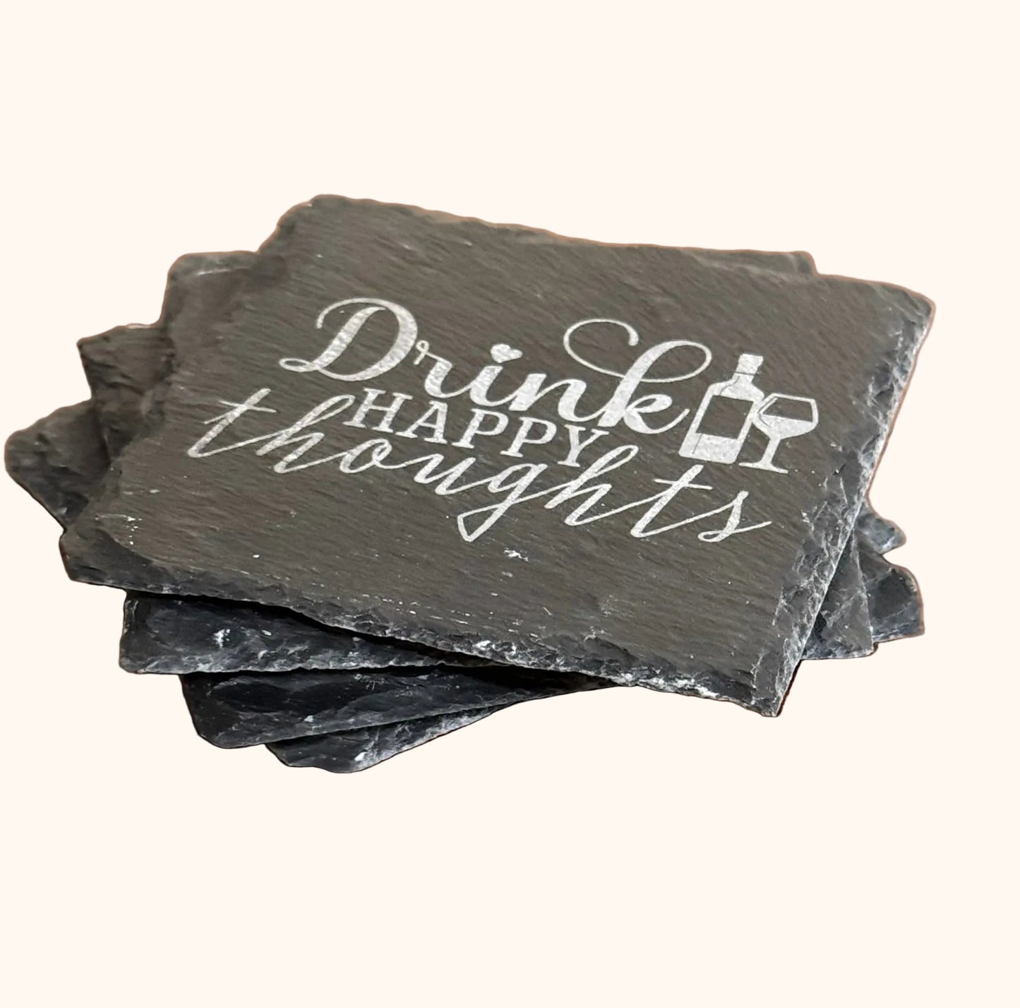 set of 4 funny wine coaster
