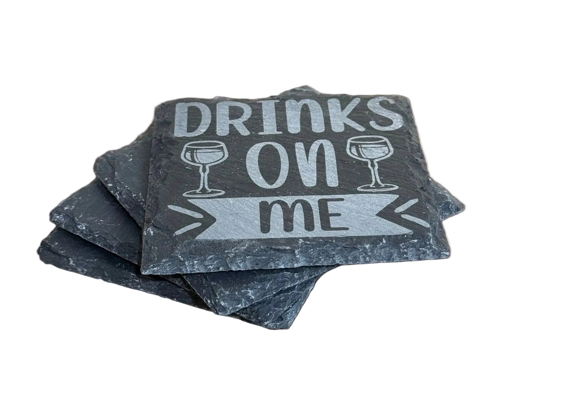 wine quote coaster protecting furniture 