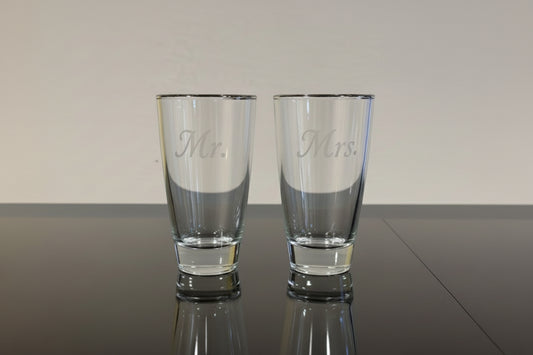 Personalized Pint Glass Custom Engraved Wedding Gift Groomsmen Present Beer Glass Collection Precision Laser Etched Quality Craftsmanship Special Occasion Toast Celebration Memory Add Names Dates Logos Custom Artwork Gift Ready Presentation