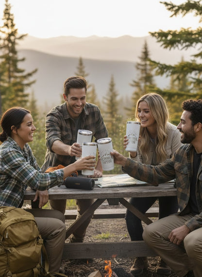 Travel Cup Collection Custom Engraved Tumbler 20 Oz Insulated Design Personalized Stainless Steel Construction Laser Engraved Mountain Graphic Perfect Camping Gift Outdoor Adventure Companion Temperature Control Essential Nature Lover